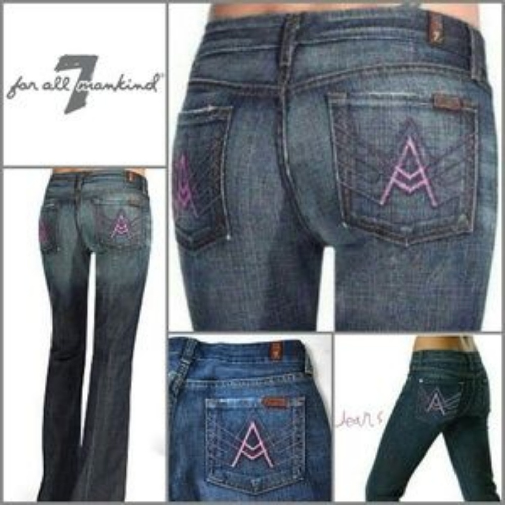 7 For All Mankind "A" Pocket Jeans Size 27